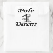 Hoefijzer Pole Dancers Stickers (Tas)