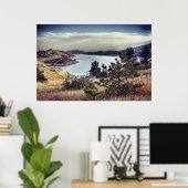 hoefijzer Reservoir Colorado Poster (Thuiskantoor)
