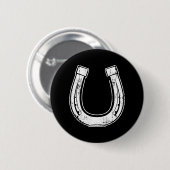 hoefijzer ronde button 5,7 cm (Voorkant /achterkant)