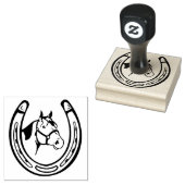  Hoefijzer Rubberstempel (Gestempeld)