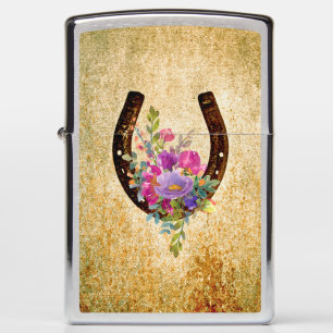 Hoefijzer Rustische Waterverf Floral Good Luck