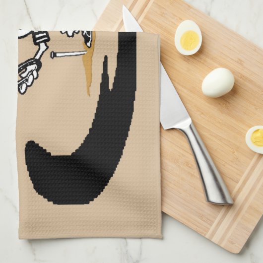 hoefijzer Sandbagger Towel Theedoek (Quarter Fold)