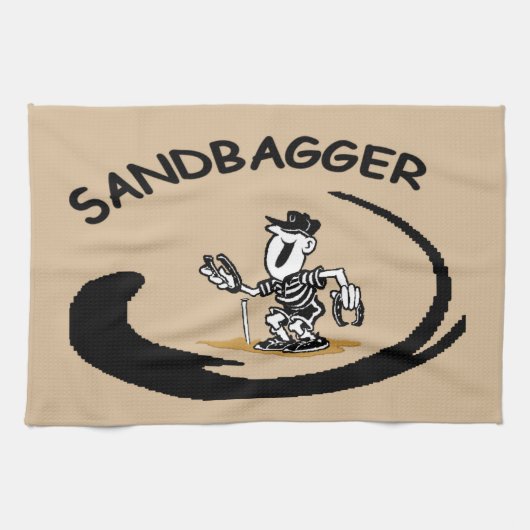 hoefijzer Sandbagger Towel Theedoek (Horizontaal)