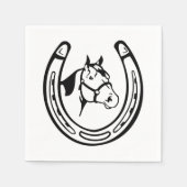  Hoefijzer Servetten (Voorkant)