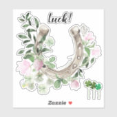 Hoefijzer & Shamrocks Sticker (Vel)