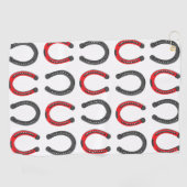 Hoefijzer Succes Hoefijzer Golfhanddoek (Horizontaal)