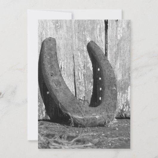 hoefijzer uitnodiging (Voorkant)