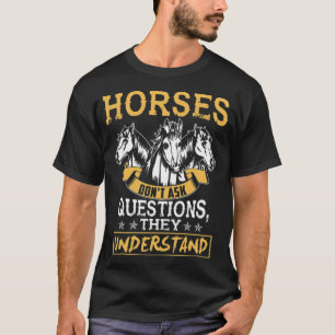 Hoefijzer van paarden t-shirt