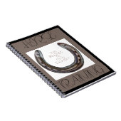 hoefijzer & vlieg notitieboek (Rechterzijde)