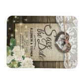 Hoefijzers Hydrangea Country Weddenschap Save the  Magneet (Horizontaal)