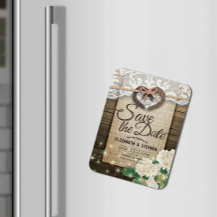 Hoefijzers Hydrangea Country Weddenschap Save the  Magneet