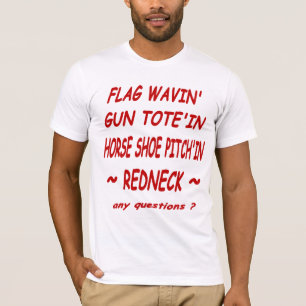 Hoefijzers RedNeck Bella Canvas T-shirt