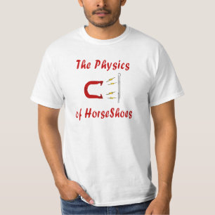 hoefijzers Waarde T-shirt - Fysica van Hoefijzers
