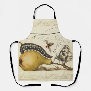 Hoefnagel Vintage Peer & Insecten 1500s Renaissanc Schort