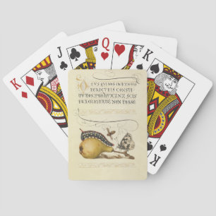 Hoefnagel Vintage Peer & Insecten 1500s Renaissanc Speelkaarten