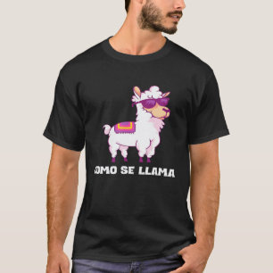 Hoeheet Llama Llama Spaanse Mexicaanse Feest Liefh T-shirt
