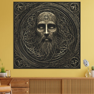 hoek canvas afdruk