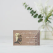 Hoek en huisdier visitekaartje (Staand voorkant)