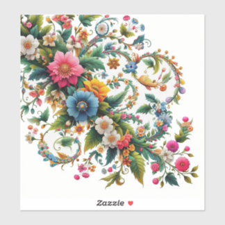 Hoek Floral Sticker