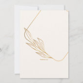 Hoek foto bruids douche uitnodiging (Achterkant)