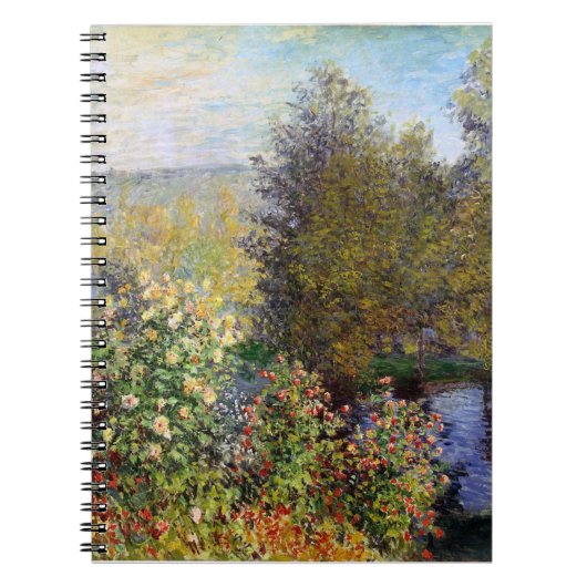 Hoek van de tuin in Montgeron - Claude Monet - Notitieboek (Voorkant)