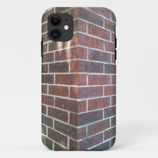 Hoek van een Red Brick-gebouw. iPhone 11 Hoesje