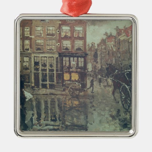 Hoek van Leidsche Square, Amsterdam Metalen Ornament (Voorkant)