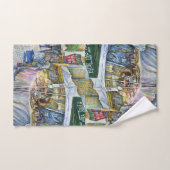 hoek vliegende varkens en wijn A bit Bad Handdoek (Handdoek)