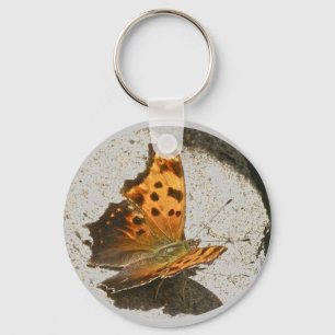 Hoek Wing Comma Butterfly Sleutelhanger