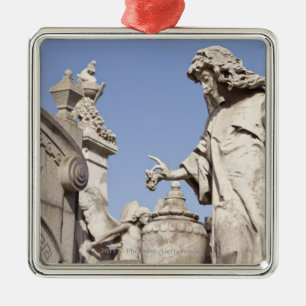 Hoekbeeld dicht bij La Recoleta begraafplaats Metalen Ornament