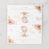 Hoekdieren Luchtballonvaartsfeest Baby shower (Buitenkant ongevouwen)