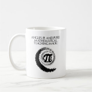Hoeken Pi Pure Wiskunde Onderwijs Magie Ontwerp Koffiemok