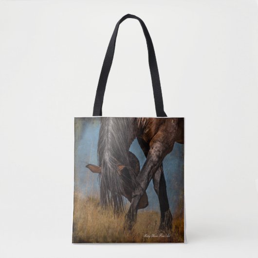 Hoeken van de Canvas tas van paarden (Voorkant)
