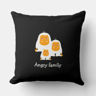 Hoekfamilie apen ontwerpen T-Shirt Bath Mat Kussen