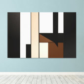 hoekharmonie canvas afdruk (Insitu (Houten vloer))