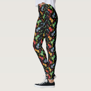 Hoekige cello's leggings
