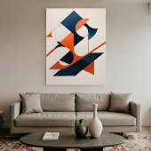 Hoekige Symfonie Canvas Afdruk