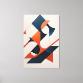 Hoekige Symfonie Canvas Afdruk (Voorkant)