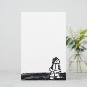 hoekkind briefpapier (Staand voorkant)