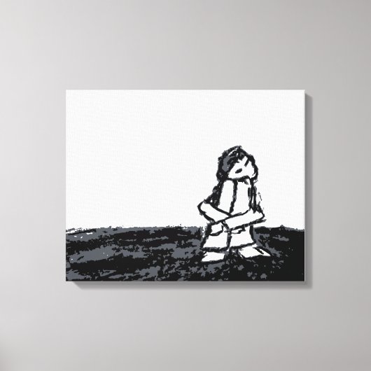 hoekkind canvas afdruk (Voorkant)