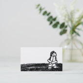 hoekkind visitekaartje (Staand voorkant)