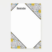 Hoekpatroon voor geometrische retroflectoren post-it® notes (Voorkant)