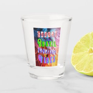 Hoera Brazilië Carnaval Vibes Shot Glas