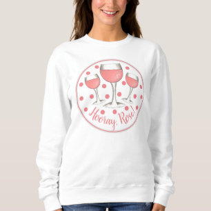 Hoera, Rosé. Blush roze roze glas wijn Winery Trui
