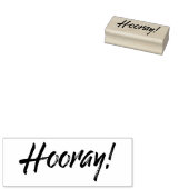 Hoera! Rubberstempel (Gestempeld)