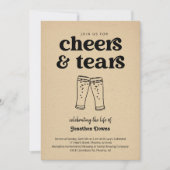 Hoera & tranen Feest van het Leven Kaart (Voorkant)