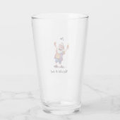 Hoera voor de Senior Party Pro Glas (Achterkant)