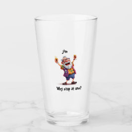 Hoera voor de Senior Party Pro Glas