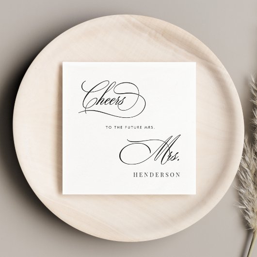 Hoera voor de toekomst Mrs Vrijgezellenfeest Brunc Servet