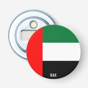 Hoera voor de VAE! Prachtig patriottisch Button Flesopener